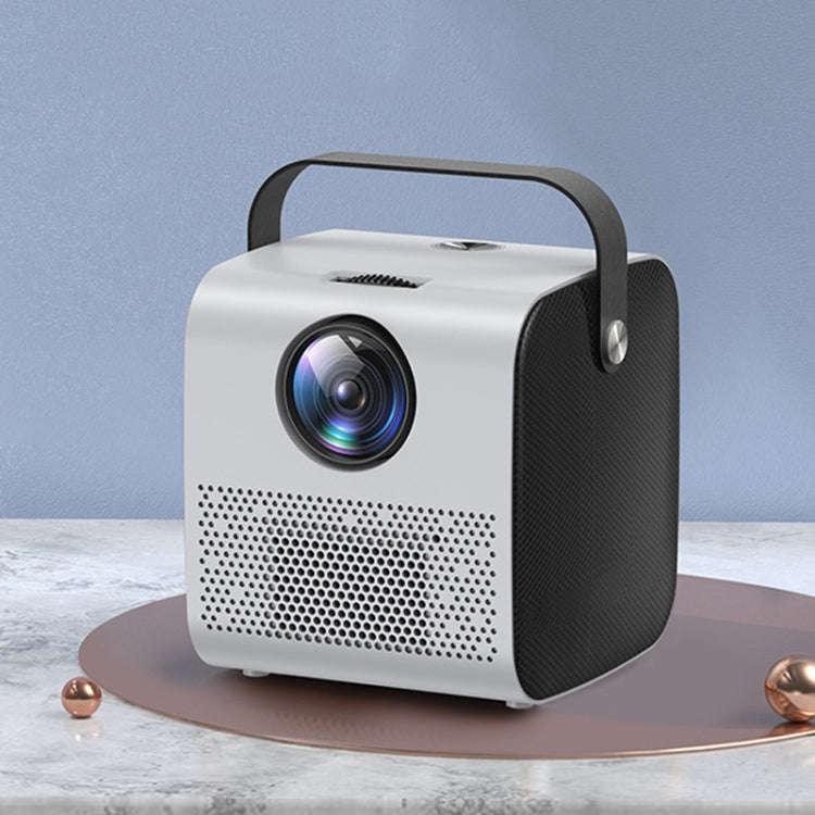 Q3 4K Mobile Phone Projector Home Office Integrated Projector,EU Plug,Version: Same Screen Version