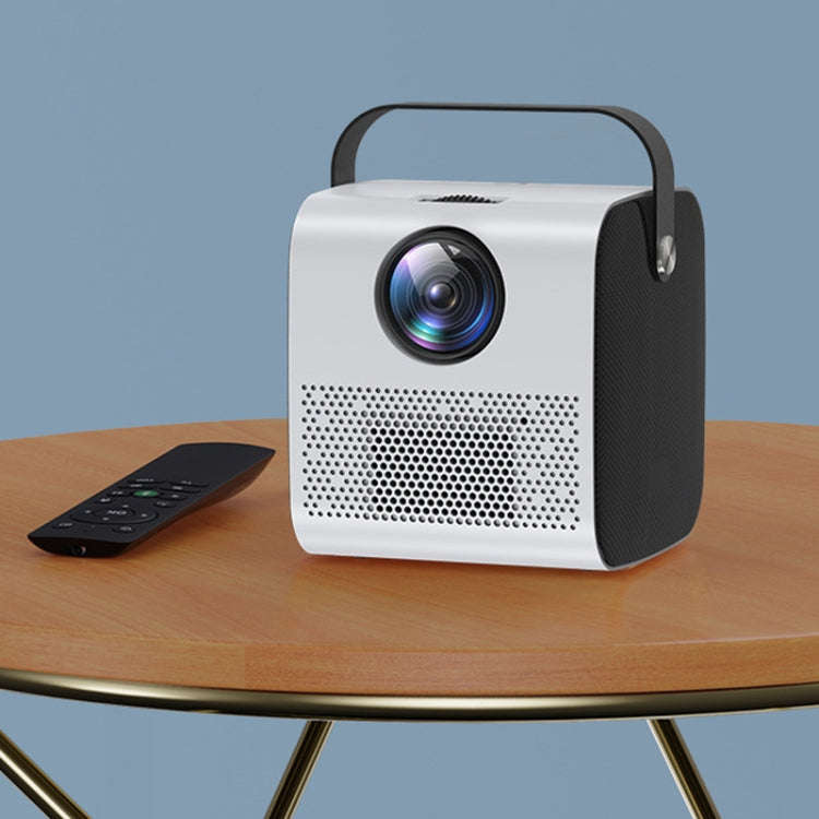 Q3 4K Mobile Phone Projector Home Office Integrated Projector,EU Plug,Version: Same Screen Version