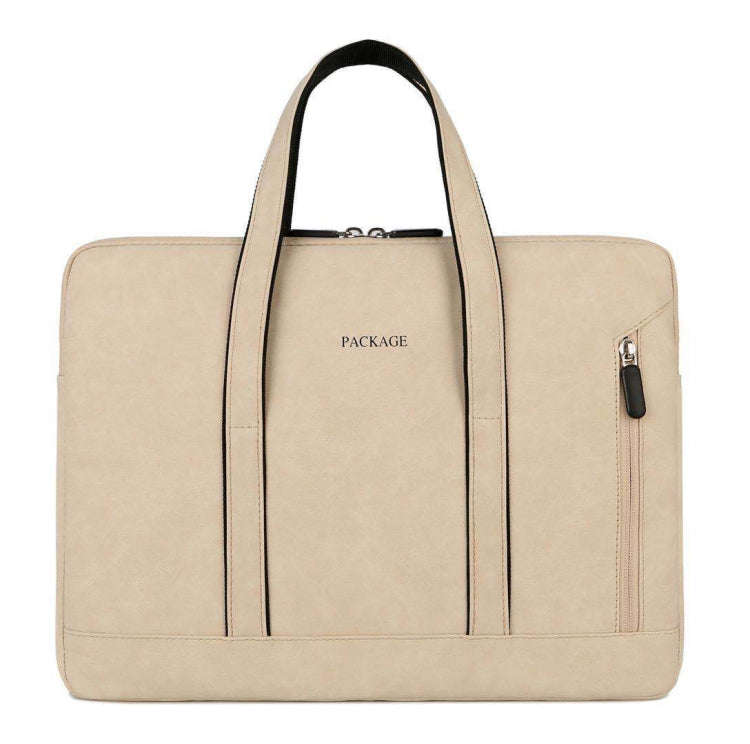 Q5 PU Waterproof and Wear-resistant Laptop Liner Bag, Size: 13 / 13.3 inch(Khaki)