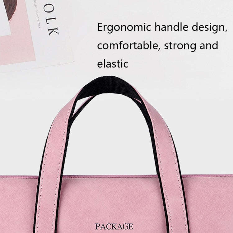 Q5 PU Waterproof and Wear-resistant Laptop Liner Bag, Size: 13 / 13.3 inch(Pink)