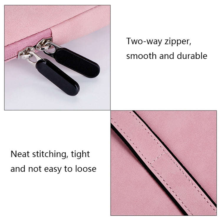 Q5 PU Waterproof and Wear-resistant Laptop Liner Bag, Size: 13 / 13.3 inch(Pink)