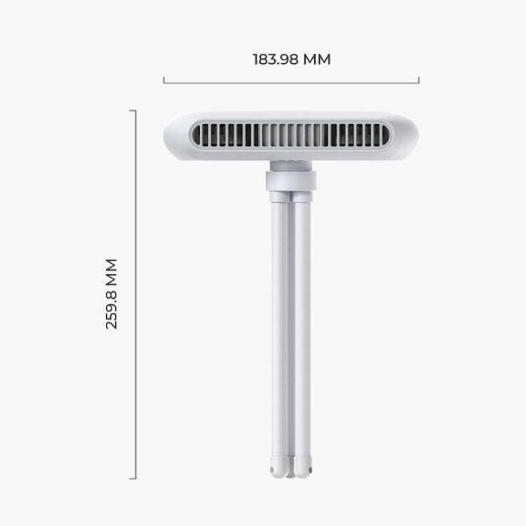 Handheld Mini USB Charging Desktop Portable Stroller Octopus Fan(White)