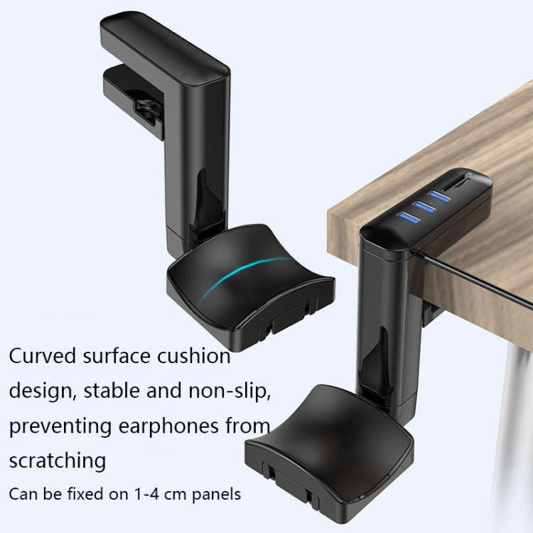Multifunctional Headphone Clip-type Punch-free Hanger T9