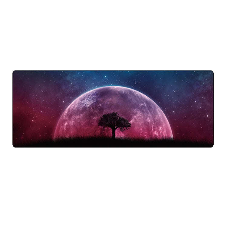 400x900x4mm Locked Large Desk Mouse Pad(3 Galaxy Tree)