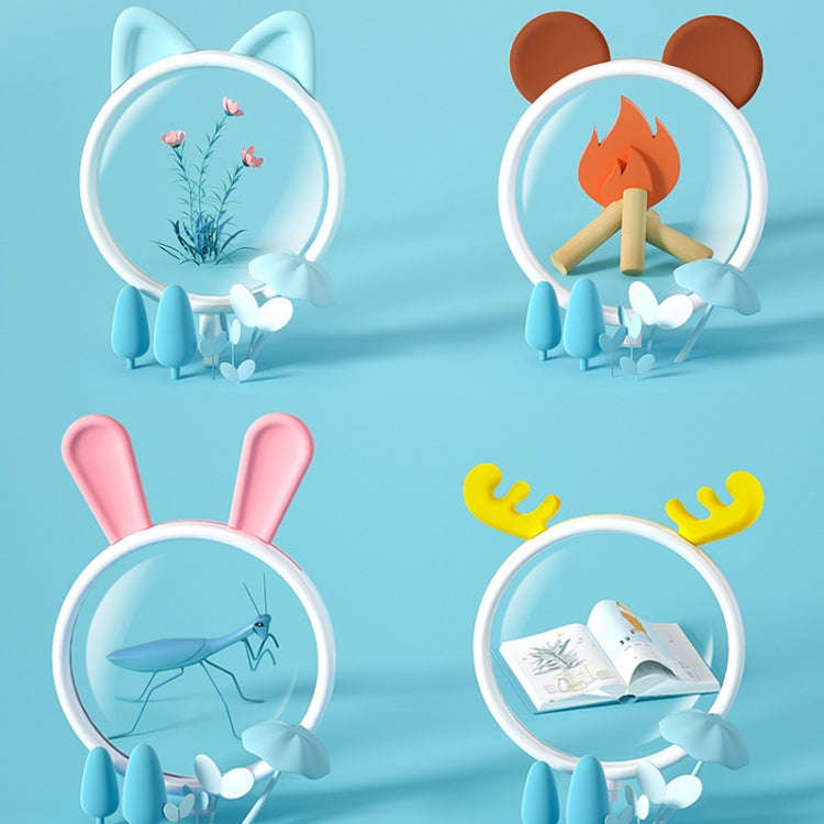 3x Magnifying Glass HD Cartoon Magnifying Glass Toy Gift For Children(Coffee Bear)