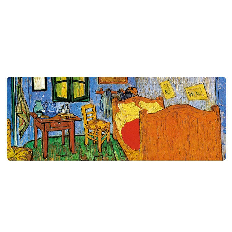 300x800x5mm Locked Am002 Large Oil Painting Desk Rubber Mouse Pad(Room)