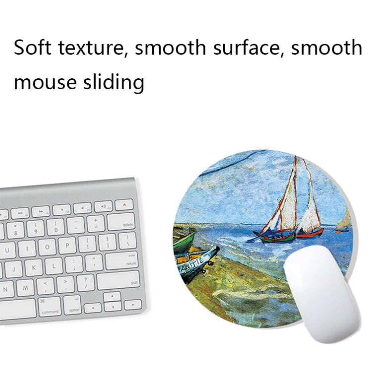 400x900x1.5mm Unlocked Am002 Large Oil Painting Desk Rubber Mouse Pad(Iris)