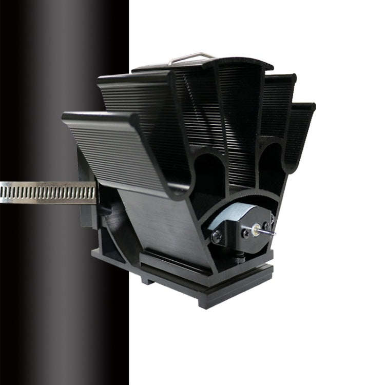 YL603 Thermodynamic Magnetless Wall Mounted Fireplace Fan(Blue)
