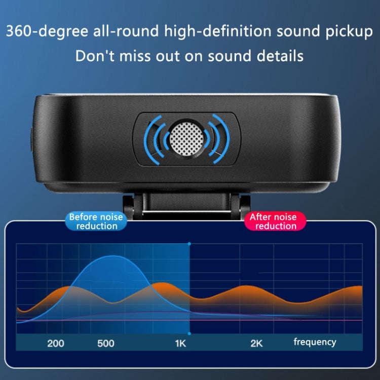 Outdoor Short Video Shooting Noise Reduction Radio Lavalier Microphone With Bluetooth
