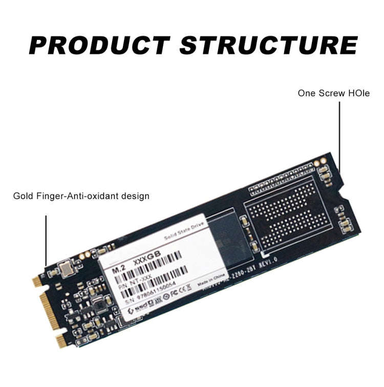 M.2 2.5 Inch High-speed SSD Solid State Drive, Capacity: 128GB
