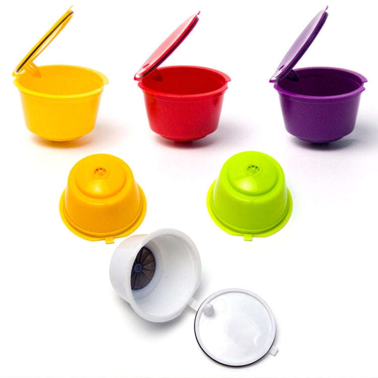 2 Sets Coffee Capsule Filter Cup  For Dolce Gusto Coffee Machine Color Random Delivery