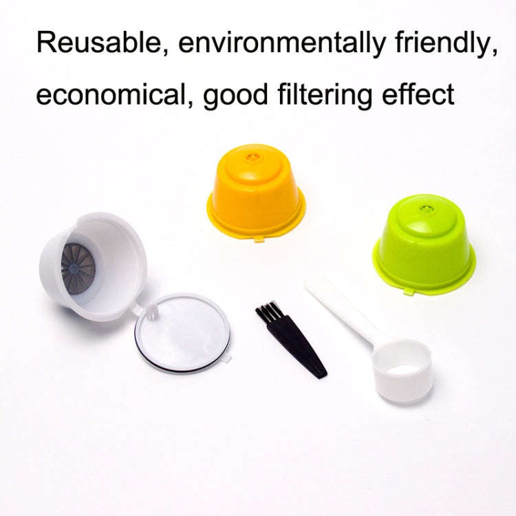 2 Sets Coffee Capsule Filter Cup  For Dolce Gusto Coffee Machine Color Random Delivery