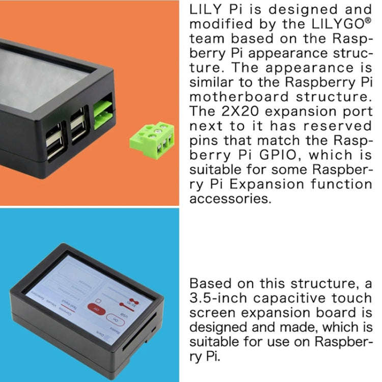 Lily Pi ESP32 Chip WiFi Bluetooth 3.5 Inch Capacitive Touch Screen 5V Relay USB Expansion Port(US...