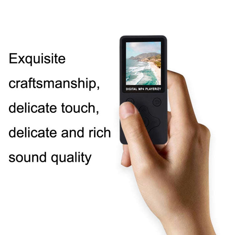 T68 Card Lossless Sound Quality Ultra-thin HD Video MP4 Player(Blue)