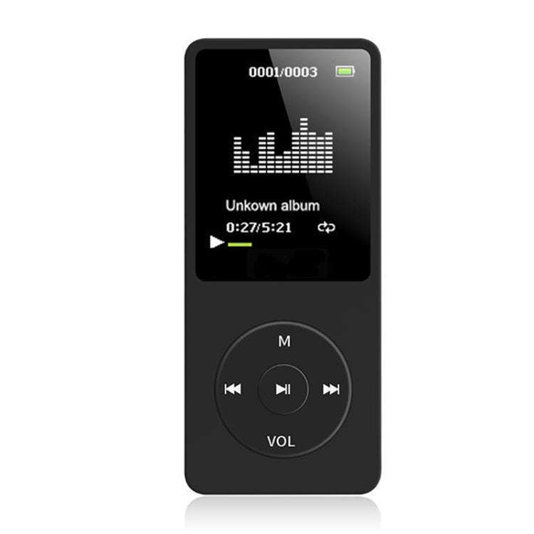 Card Ultra-thin Lossless MP4 Player With Screen(Black)