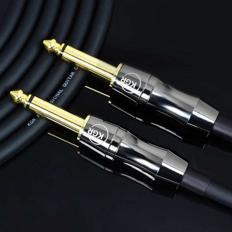 KGR Guitar Cable Keyboard Drum Audio Cable, Specification: 3m(Double Straight  Jack)