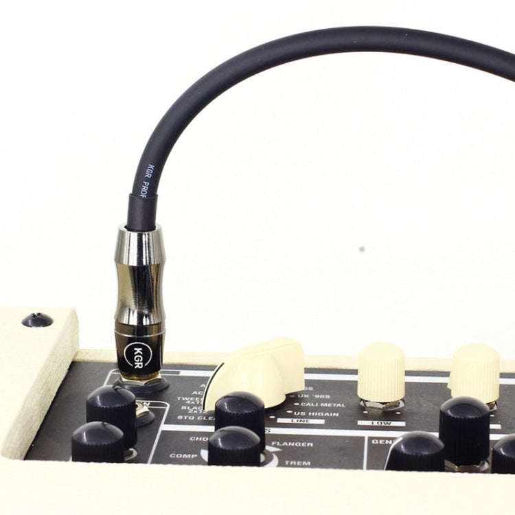 KGR Guitar Cable Keyboard Drum Audio Cable, Specification: 3m(Double Straight  Jack)