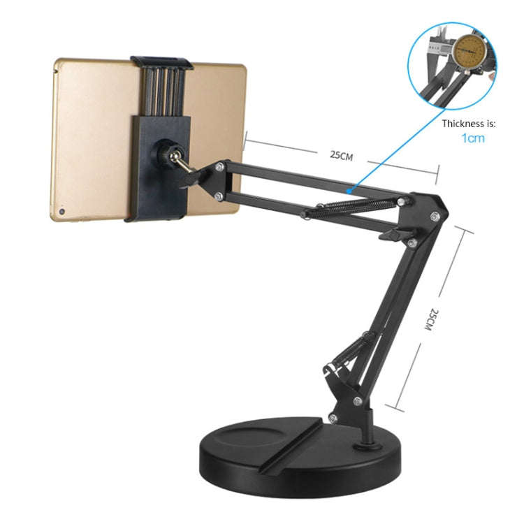 Y19 Folding Telescopic Metal Cantilever Live Bracket, Style: Phone Type