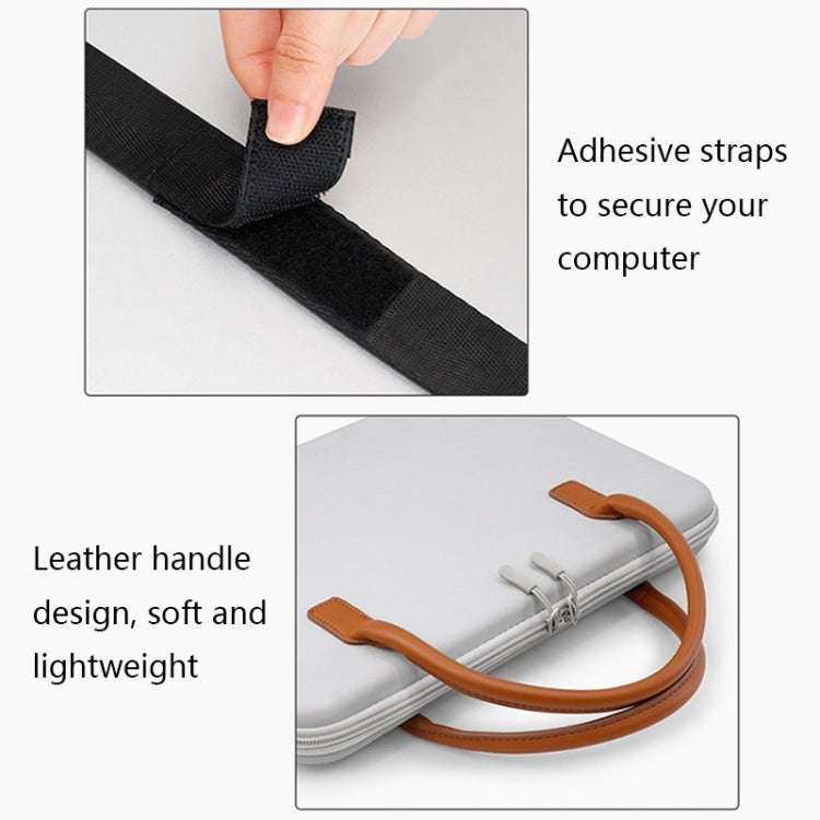Baona BN-F020 Multifunctional Waterproof Wear-resistant Computer Bag, Specification: Leather (Gray)