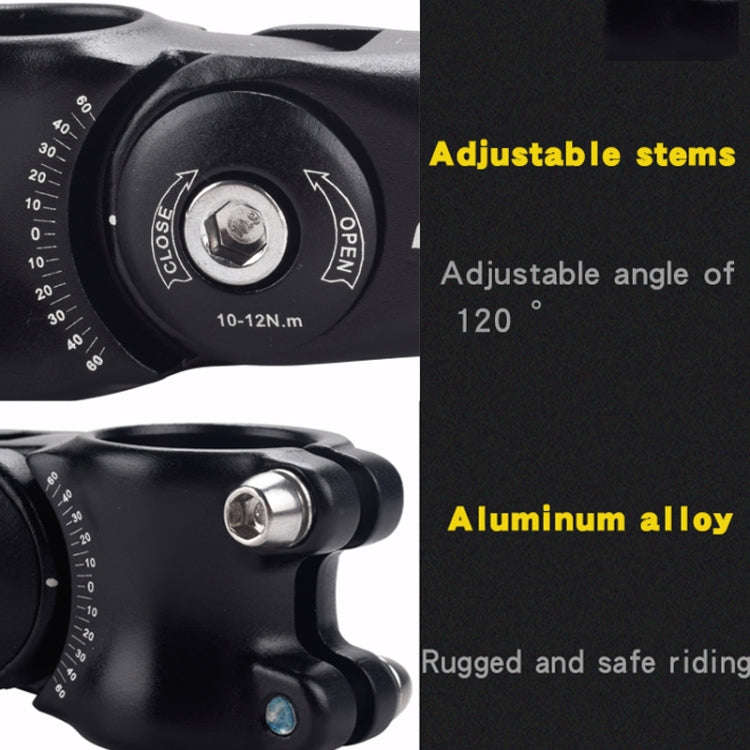 FMFXTR Mountain Bike Adjustable Angle Handlebar Riser, Specification: 31.8x110mm
