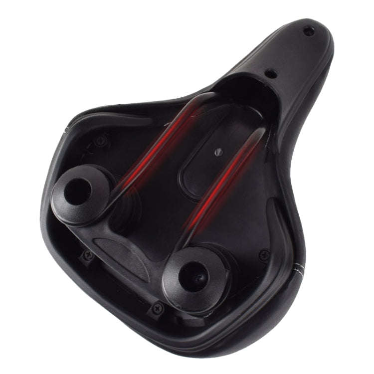 FMFXTR Mountain Bicycle Cushion Saddle Soft Wide Comfortable Spring Seat Cushion(Black)