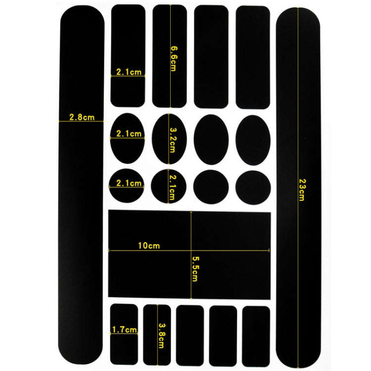 FMFXTR Bicycle Protection Chain Sticker Front Fork Protective Film, Color: Matt Color