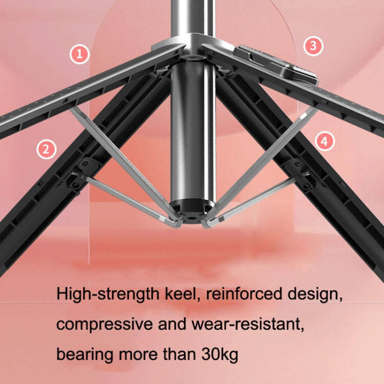 Phone Live Bracket Bluetooth Selfie Tripod, High: 104CM (Aluminum Alloy + Dual Fill Lights)