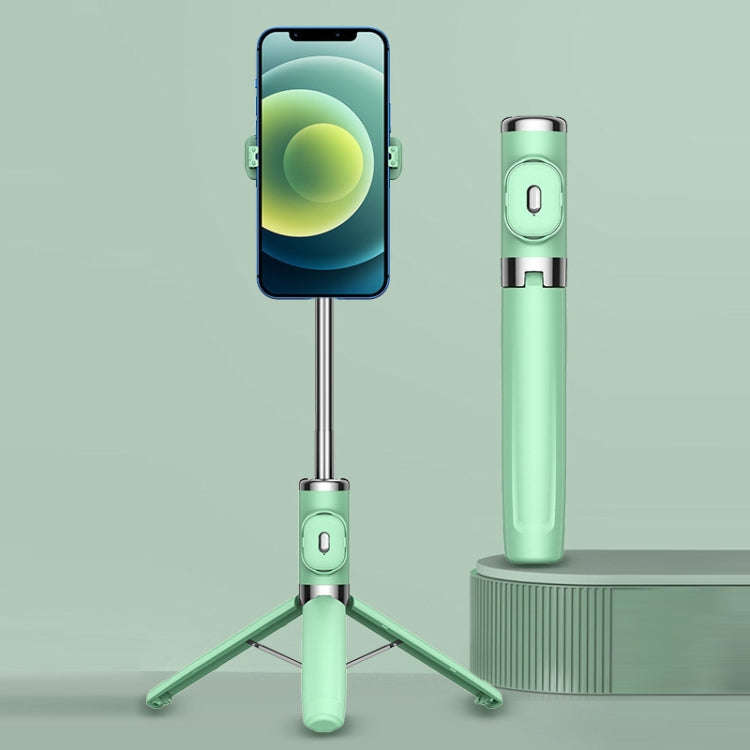 Integrated Reinforcement Keel Live Desktop Bluetooth Mobile Selfie Stick(Youth Green)