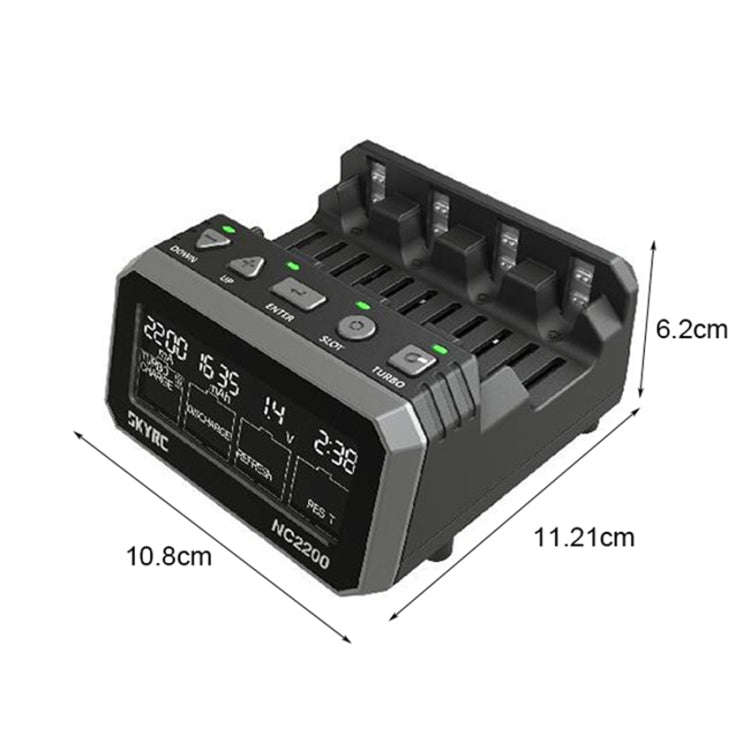 SKYRC NC2200 Multifunction Battery Charger Analyzer, Model: EU Plug