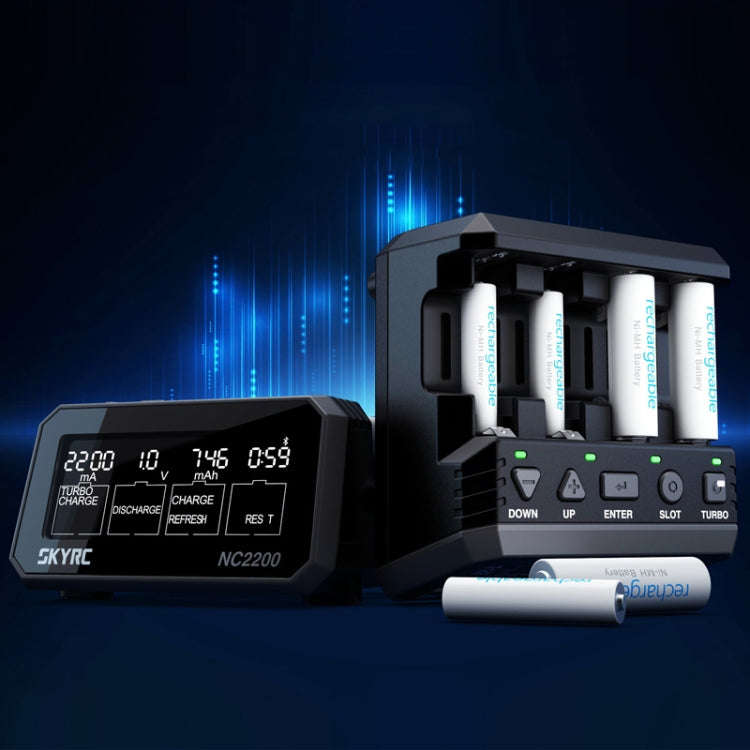 SKYRC NC2200 Multifunction Battery Charger Analyzer, Model: EU Plug