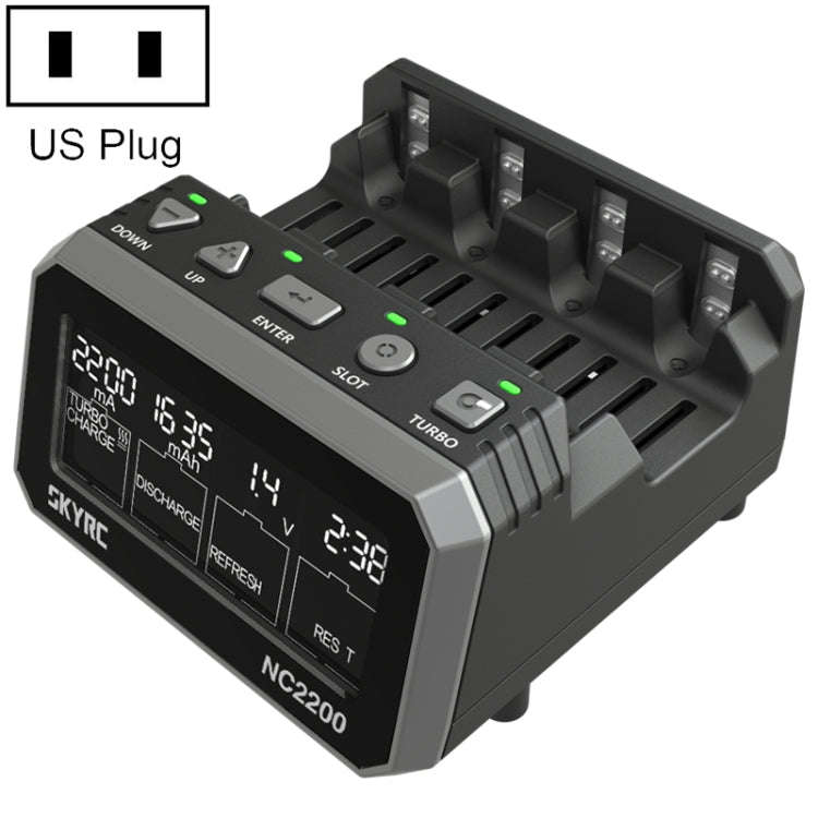 SKYRC NC2200 Multifunction Battery Charger Analyzer, Model: US Plug