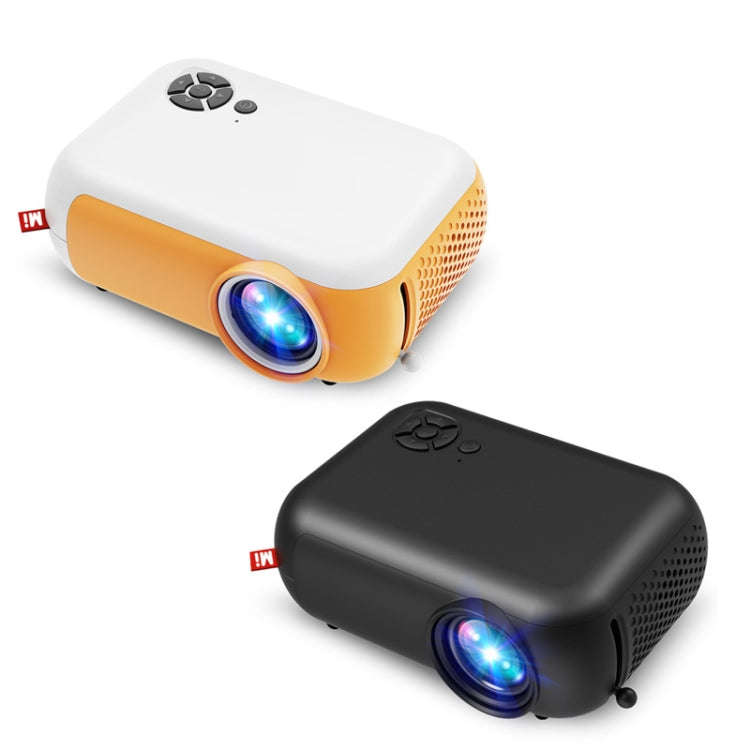 A10 480x360 Pixel Projector Support 1080P Projector ,Style: Basic Model Black(EU Plug)