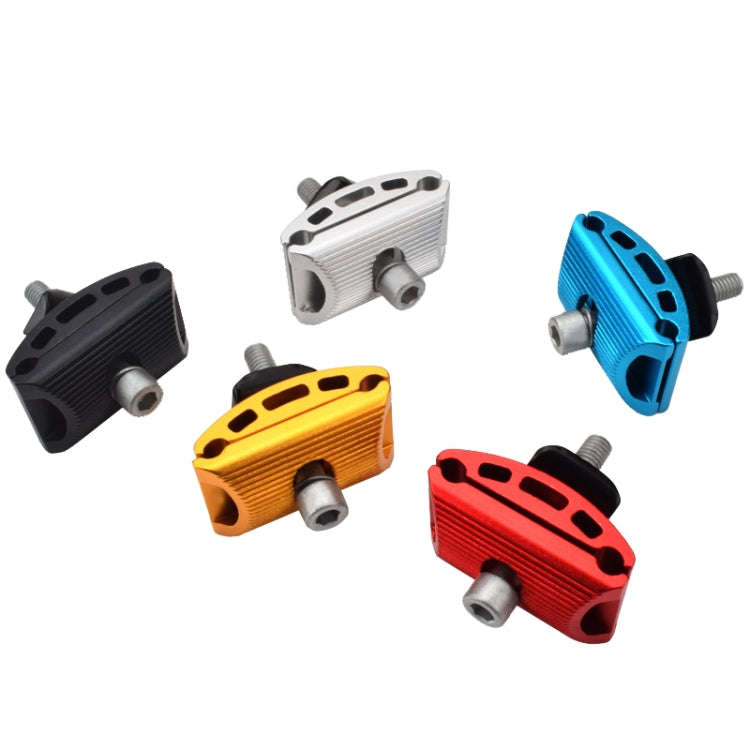 FMFXTR Bicycle Saddle Clamp Code Screw Connector(Double Rail Blue)