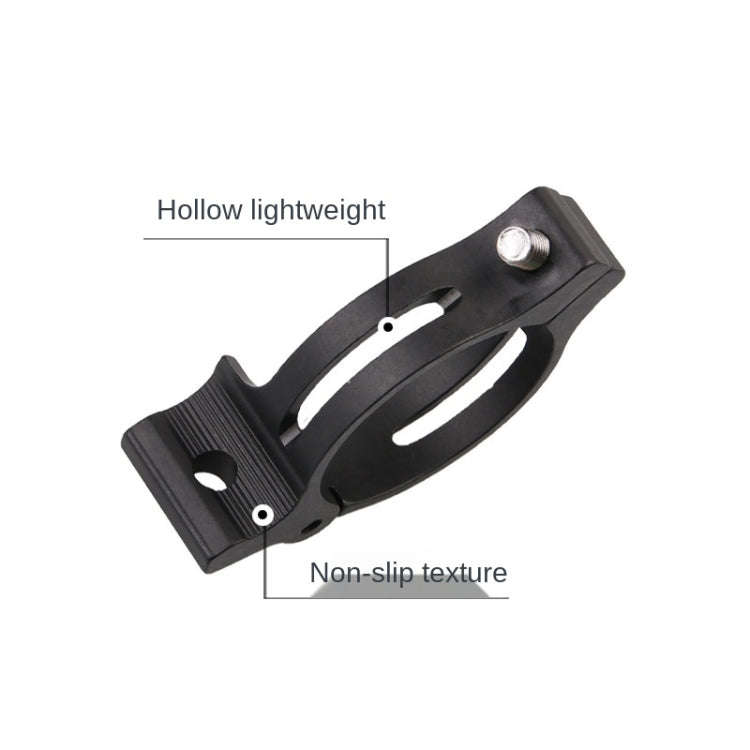 FMFXTR Bike Front Derailleur Clamp Straight Lock Turn to Clamp Converting Seat(Black 31.8mm)