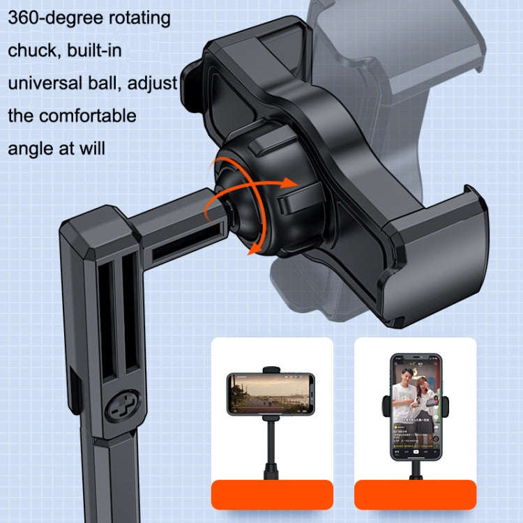 2 PCS Desktop Mobile Phone Live Broadcast Bracket Online Class Telescopic Floor Stand(Lucky Red)