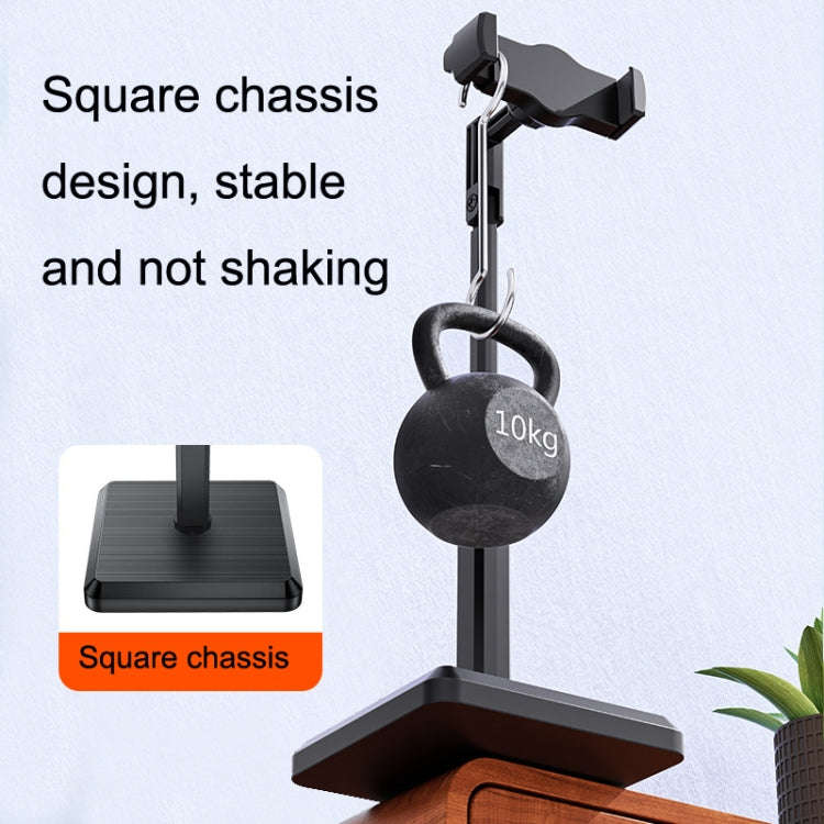 2 PCS Desktop Mobile Phone Live Broadcast Bracket Online Class Telescopic Floor Stand(Lucky Red)