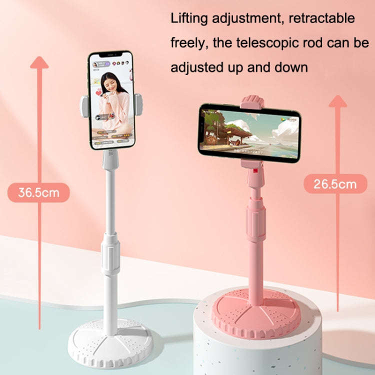 2 PCS Multifunctional Live Telescopic Mobile Phone Desktop Bracket(Classic Black)