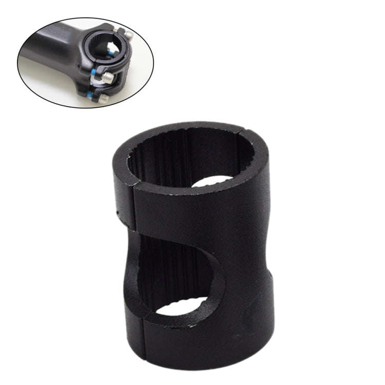 FMFXTR Bicycle Handlebar Diameter 25.4mm to 31.8mm Reducing Sleeve(Black)