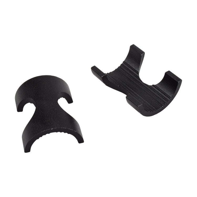 FMFXTR Bicycle Handlebar Diameter 25.4mm to 31.8mm Reducing Sleeve(Black)