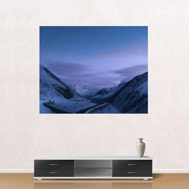Folding Metal Anti-Light HD Projection Curtain, Size: 84 inch 4:3 172x125cm
