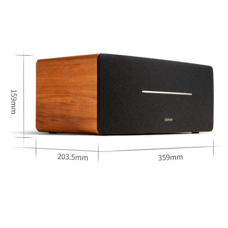 Edifier D12 Wireless Bluetooth Speaker Car Subwoofer Stereo(Wood Grain)