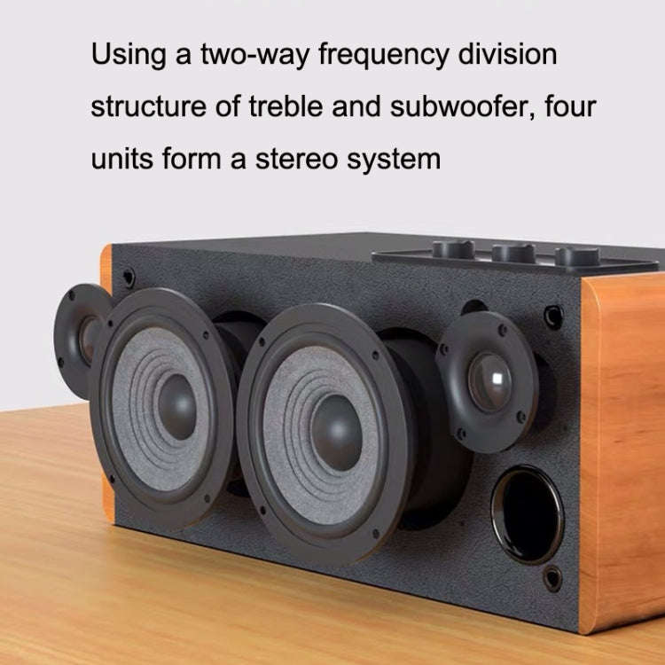 Edifier D12 Wireless Bluetooth Speaker Car Subwoofer Stereo(Wood Grain)