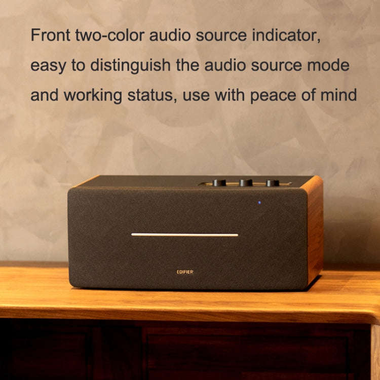 Edifier D12 Wireless Bluetooth Speaker Car Subwoofer Stereo(Wood Grain)