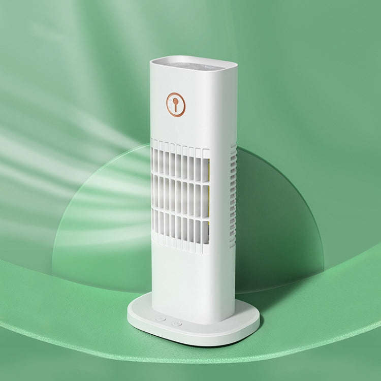 D3 Home USB Air Cooler Add Water Desktop Tower Fan Humidification Spray Fan(White)