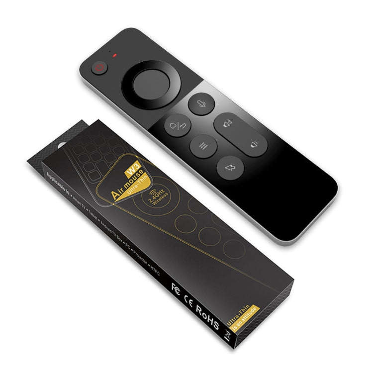 W3 Air Infrared Learning Double -Sided Wireless Mini Keyboard Mouse 2.4G Voice Remote Control