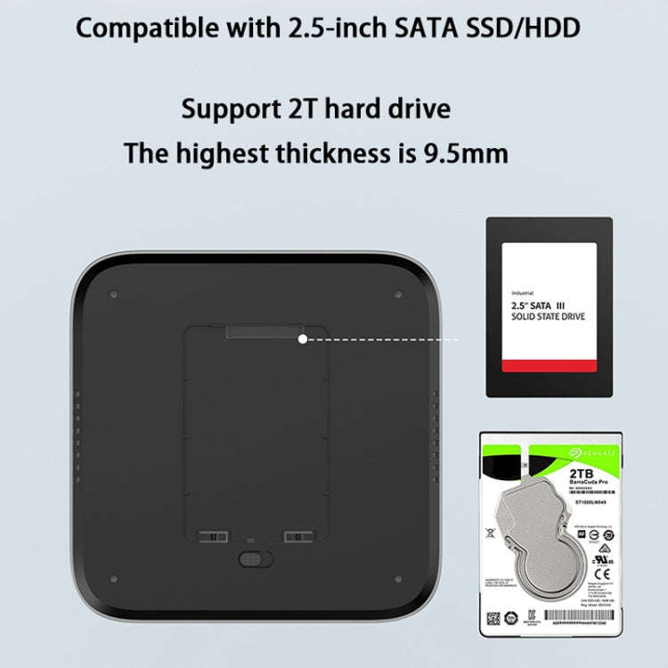 Rocketek MM483 For Mac Mini Docking Station With Hard Disk Enclosure