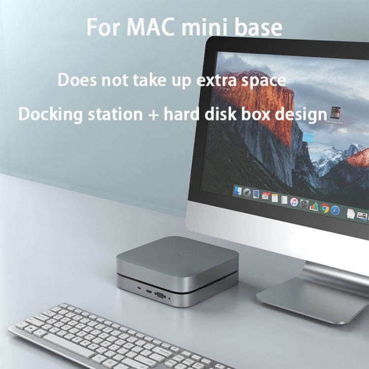 Rocketek MM483 For Mac Mini Docking Station With Hard Disk Enclosure
