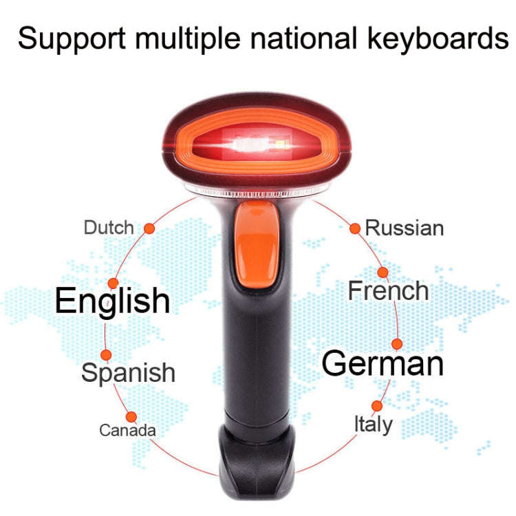 Kefar Supermarket Store Cashier Wired Red Light Scanner 1D Barcode