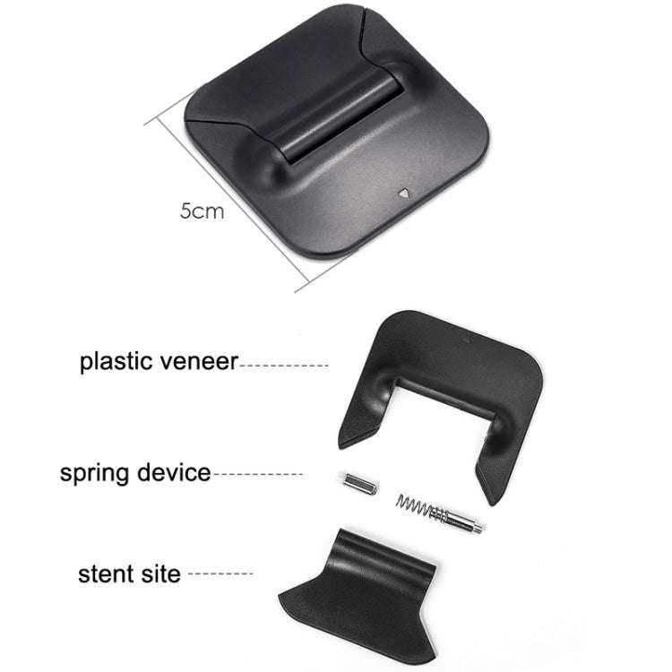 Portable Folding Notebook Computer ABS Bracket(White)