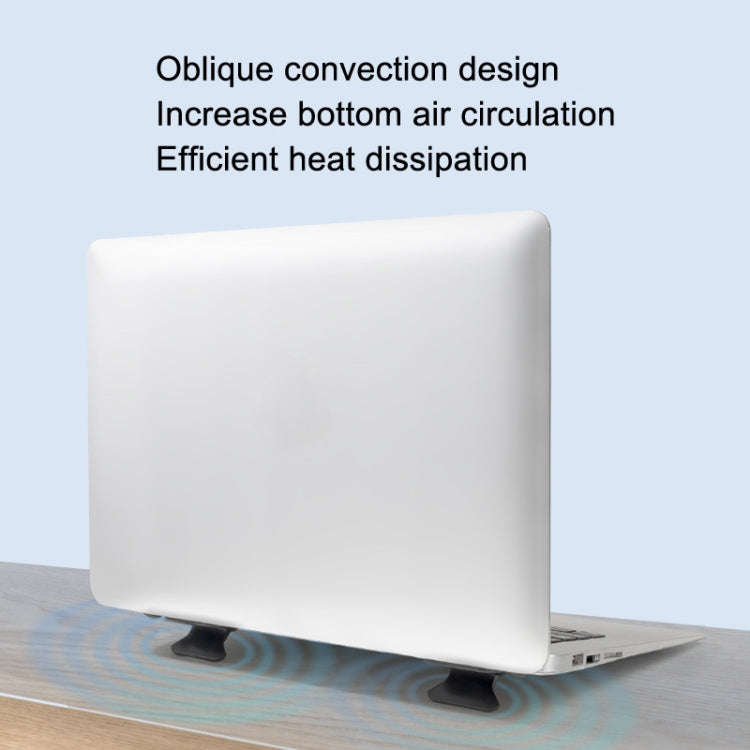 Portable Folding Notebook Computer ABS Bracket(White)